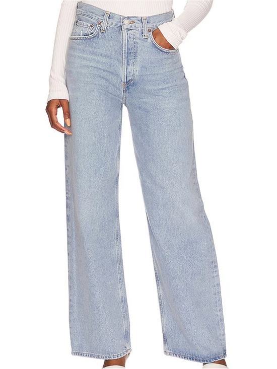 Agolde Denim - Agolde Low Slung Baggy Jeans in Void